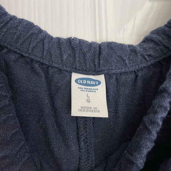 Old Navy Off-the-Shoulder Linen-Blend Shift Dress for Women - Picture 6 of 8